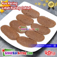 Kue Lidah Kucing Coklat Sofia Premium (stoples +-340g)