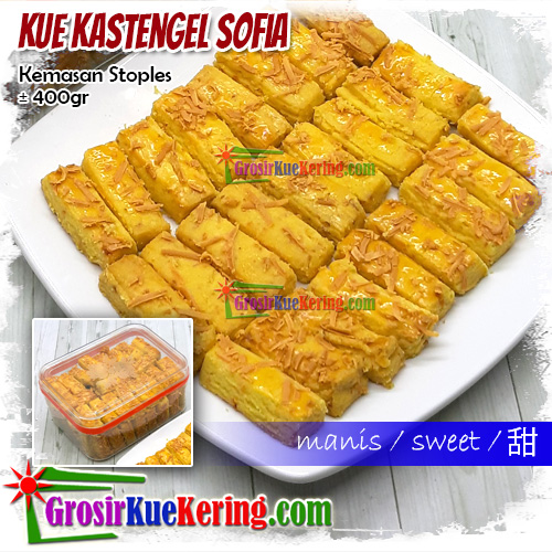 Kue Kastengel Sofia Premium (stoples +-400gr)
