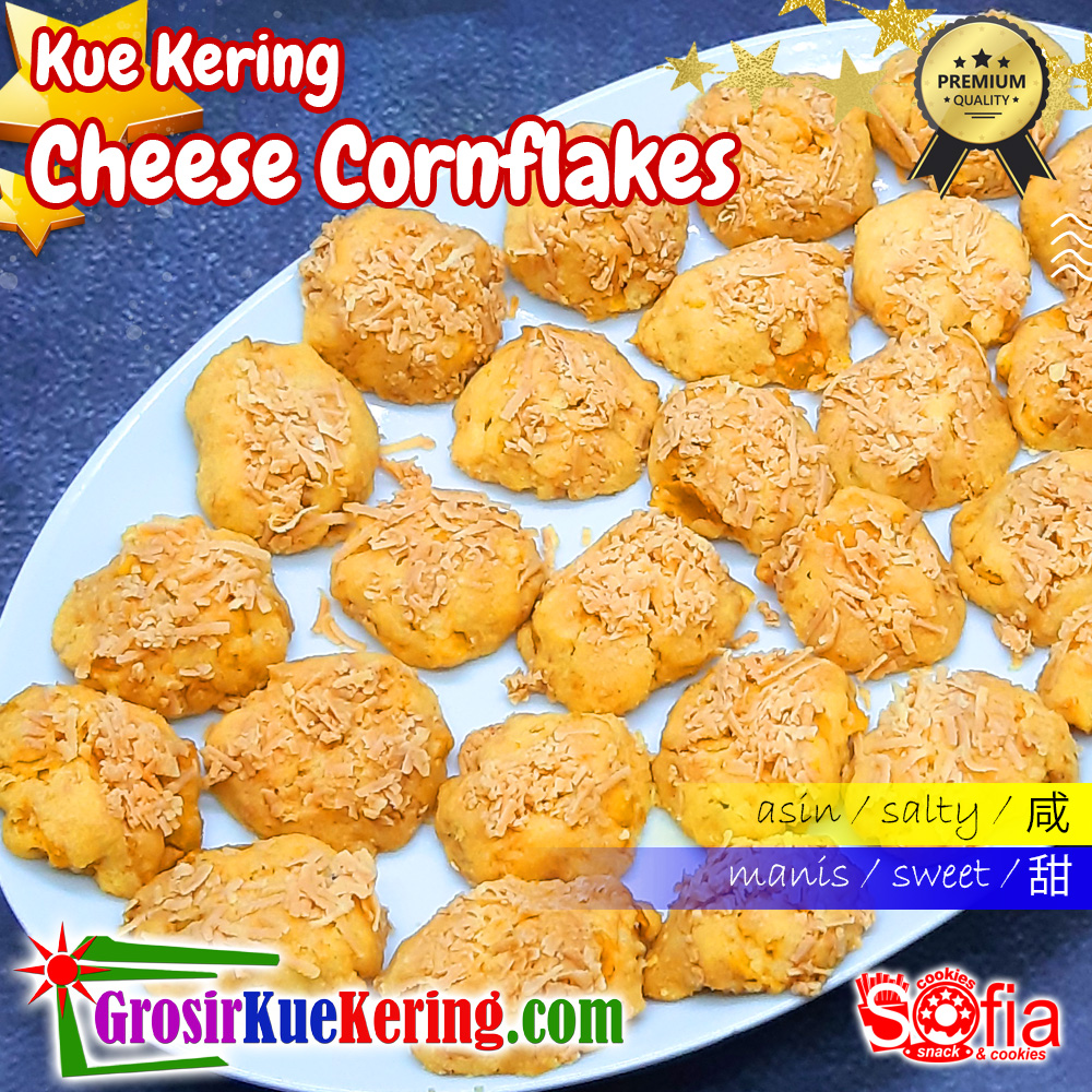 Kue Cornflakes Cheese Premium (basket +-300g)