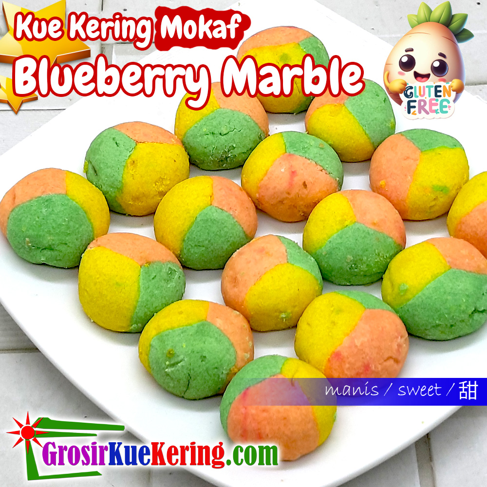 Kue Mokaf Blueberry Marble