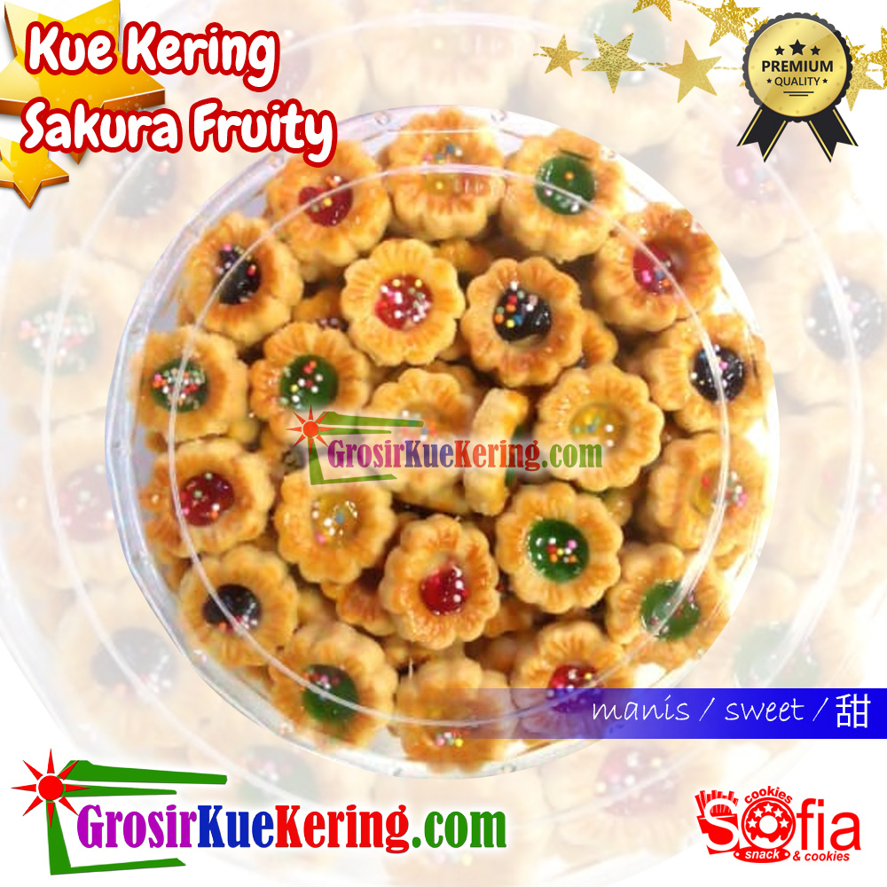 Kue Sakura Fruity (Thinwall @1kg x 5pcs)