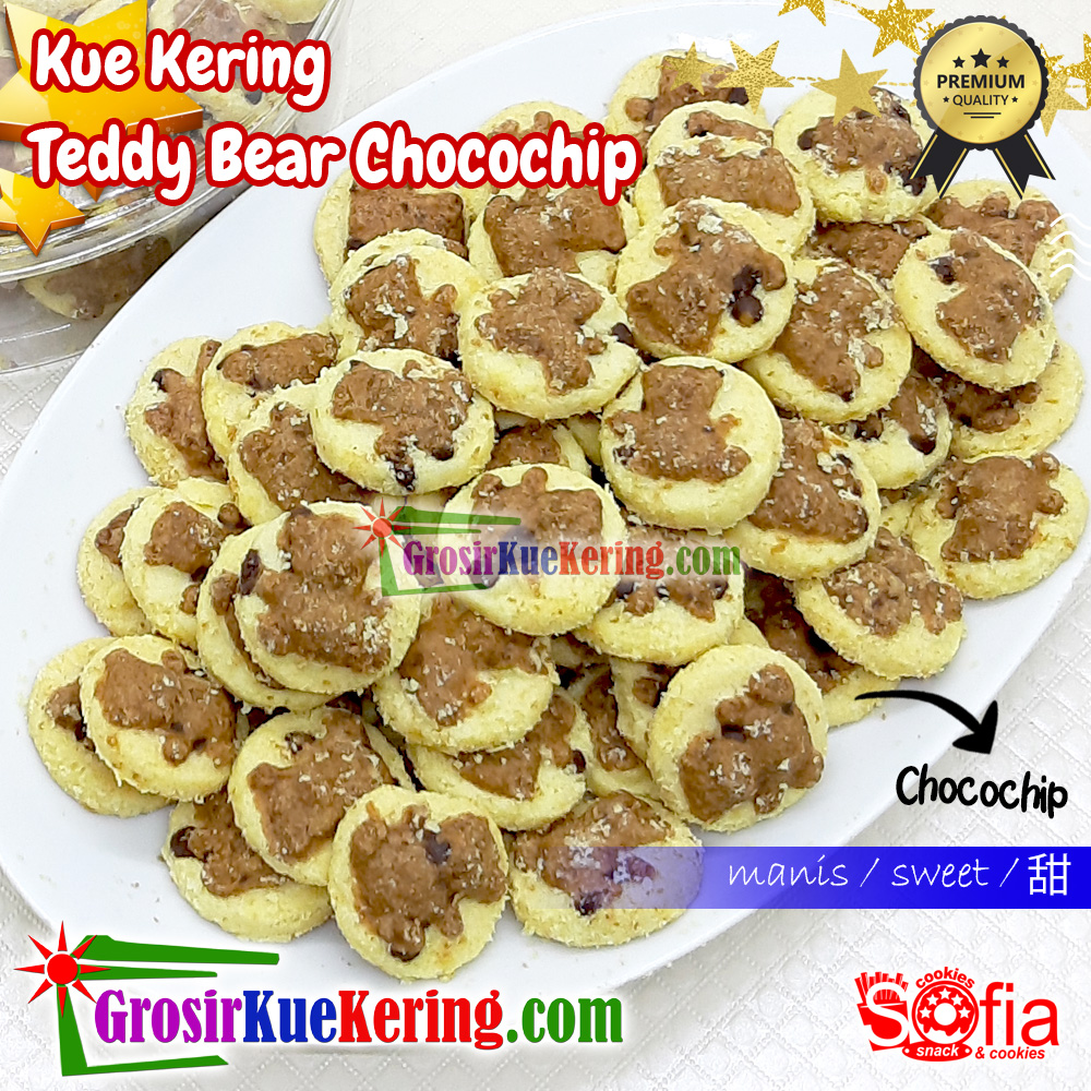 Kue Teddy Bear Handmade (2 stoples @+-400gr)