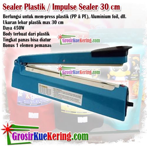 Sealer Plastik / Impulse Sealer 30 cm (Body Plastik)