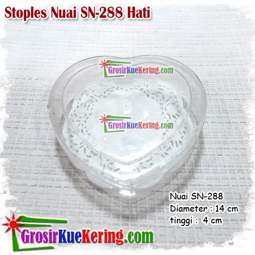 Stoples Nuai SN288 Hati (dia:12cm, tinggi 4cm)
