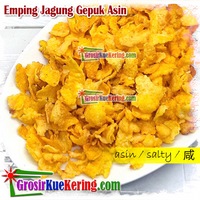 Emping Jagung Gepuk / Emping Gepeng Asin