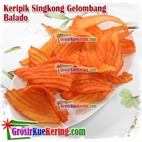 Keripik Singkong Gelombang Balado 