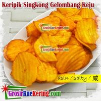Keripik Singkong Gelombang Keju 