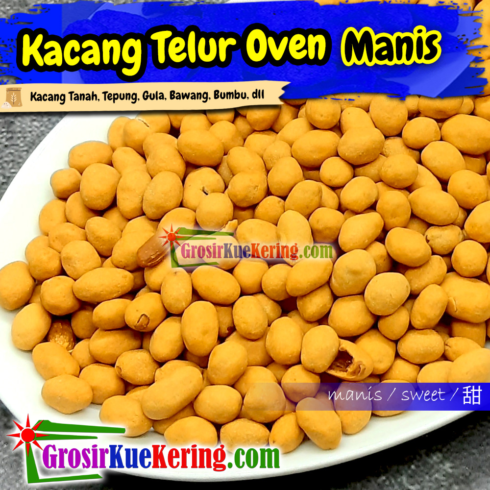 Kacang Telur Oven Spesial Manis