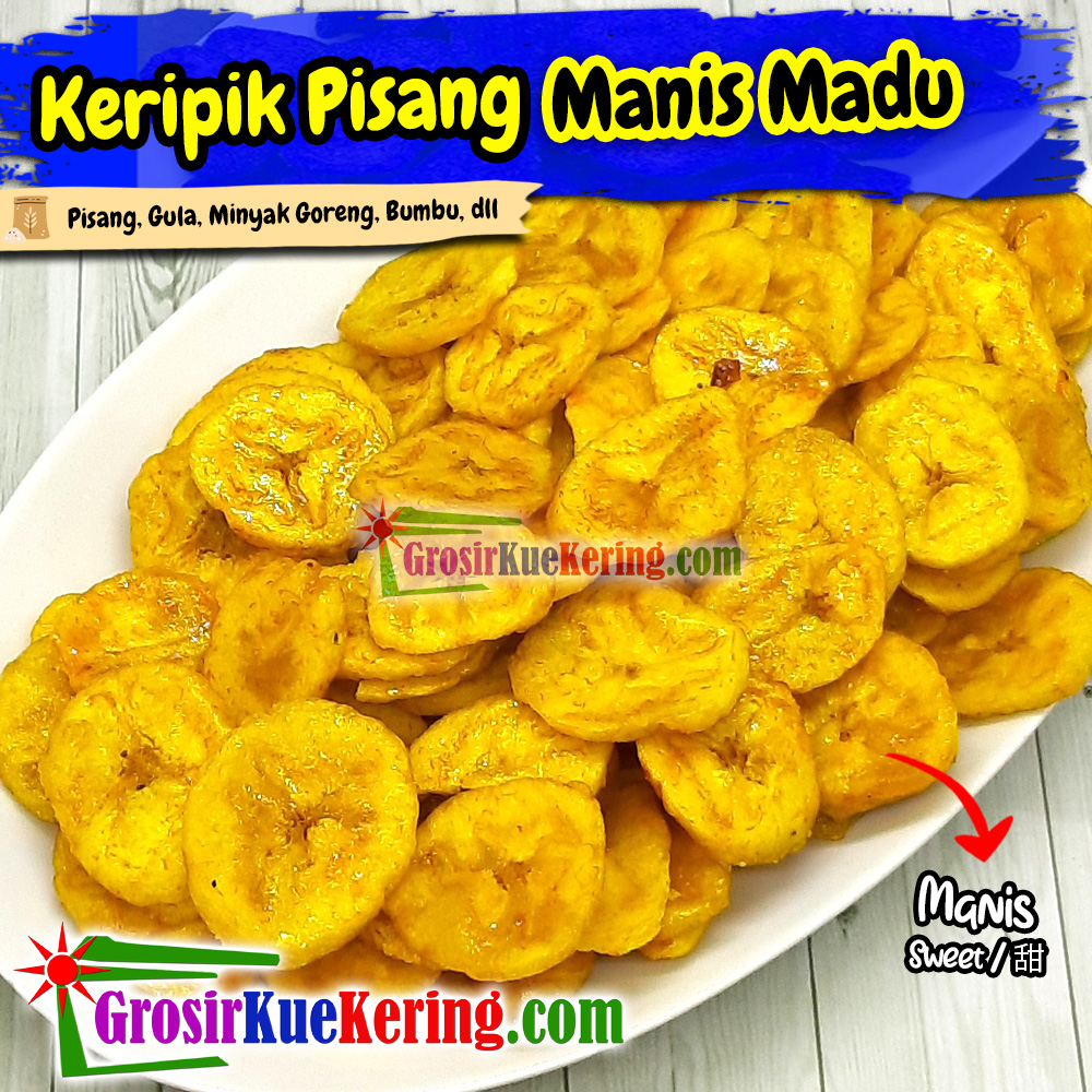 Keripik Pisang Manis Madu