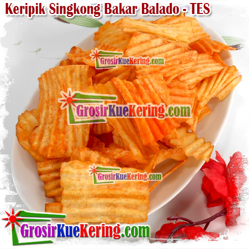 Keripik Singkong Bakar Balado - TES  