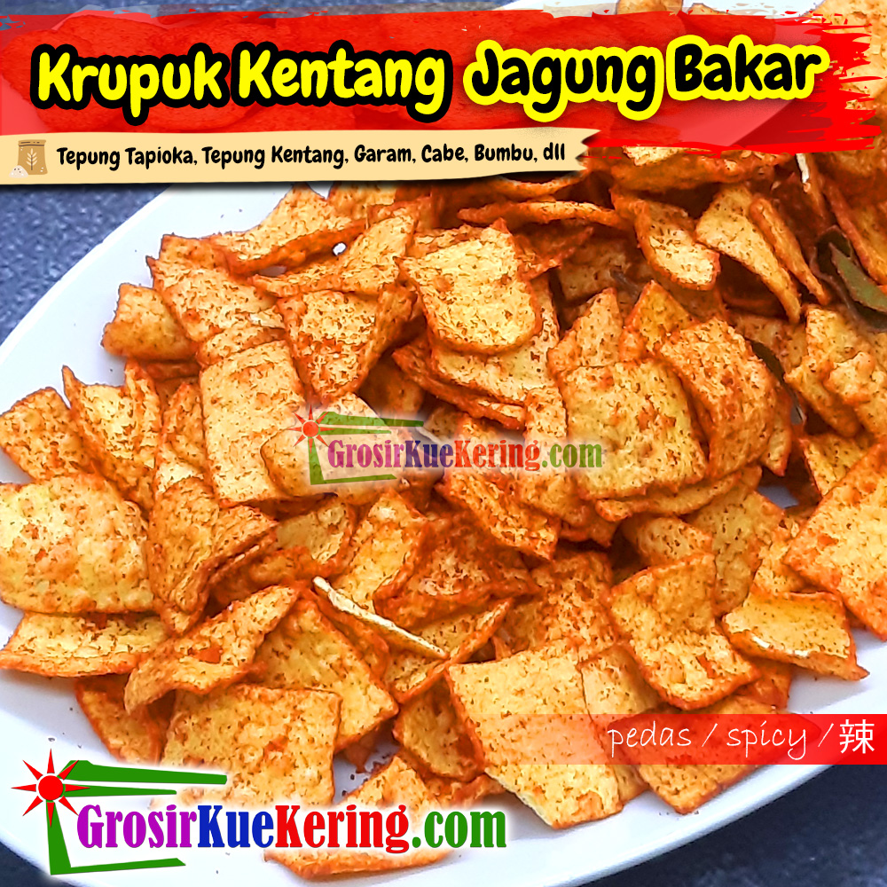 Krupuk Kentang Jagung Bakar
