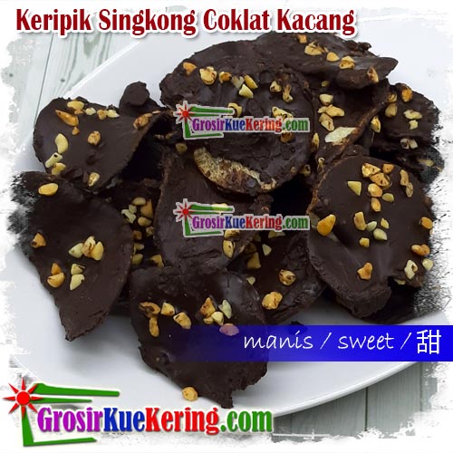 Keripik Singkong Coklat Kacang