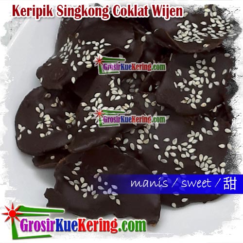 Keripik Singkong Coklat Wijen